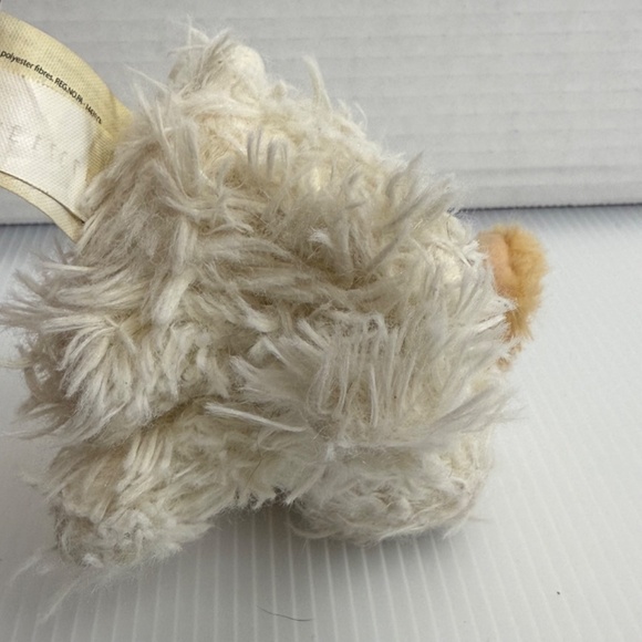 Scruffies 4" Mini Tan White Shaggy Dog Plush Puppy Stuffed Toy Animal Shitzu - Picture 5 of 7